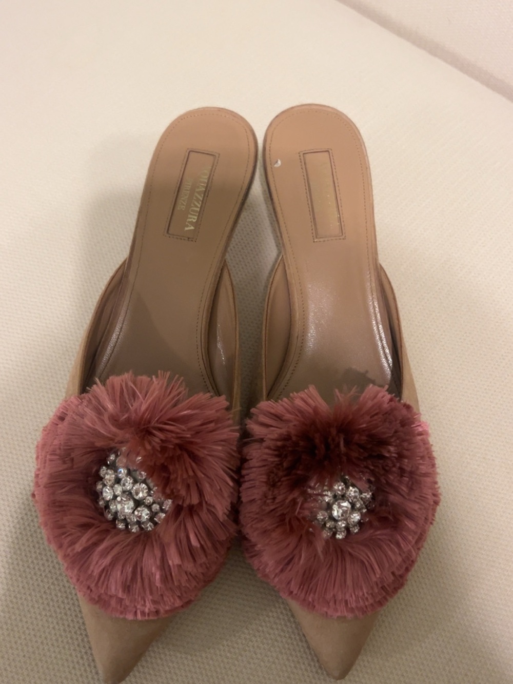 AQUAZZURA MULE HEEL